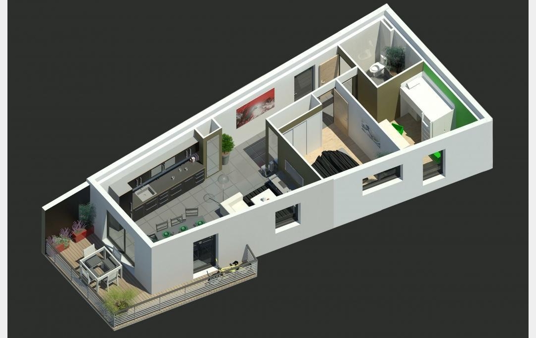Annonces MARGUERITTES : Apartment | NIMES (30000) | 57 m2 | 194 700 € 