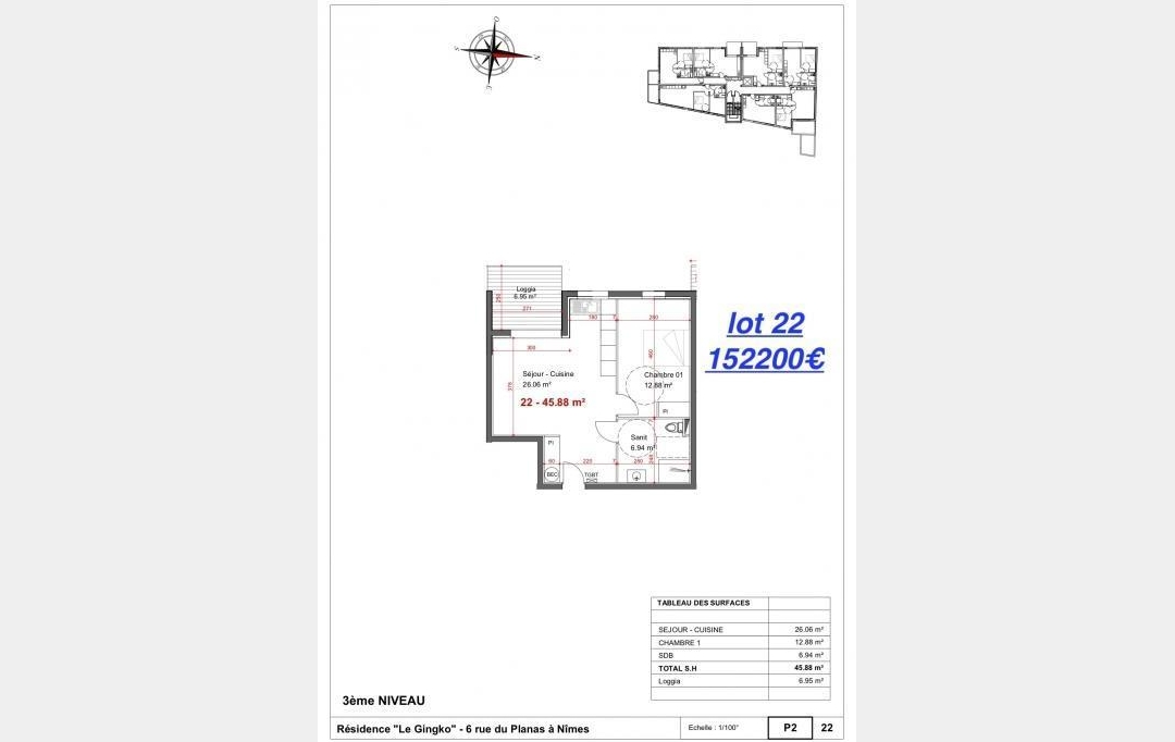 Annonces MARGUERITTES : Apartment | NIMES (30000) | 77 m2 | 259 600 € 